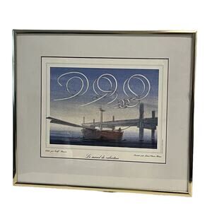 Jean Olivier Heron FRAMED WALL ART Le Noeud De Cabestan Nautical Boat Rope Knots